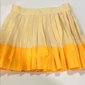 Athleta - Cream and Yellow‎ Mini Skirt, tennis/pickle ball